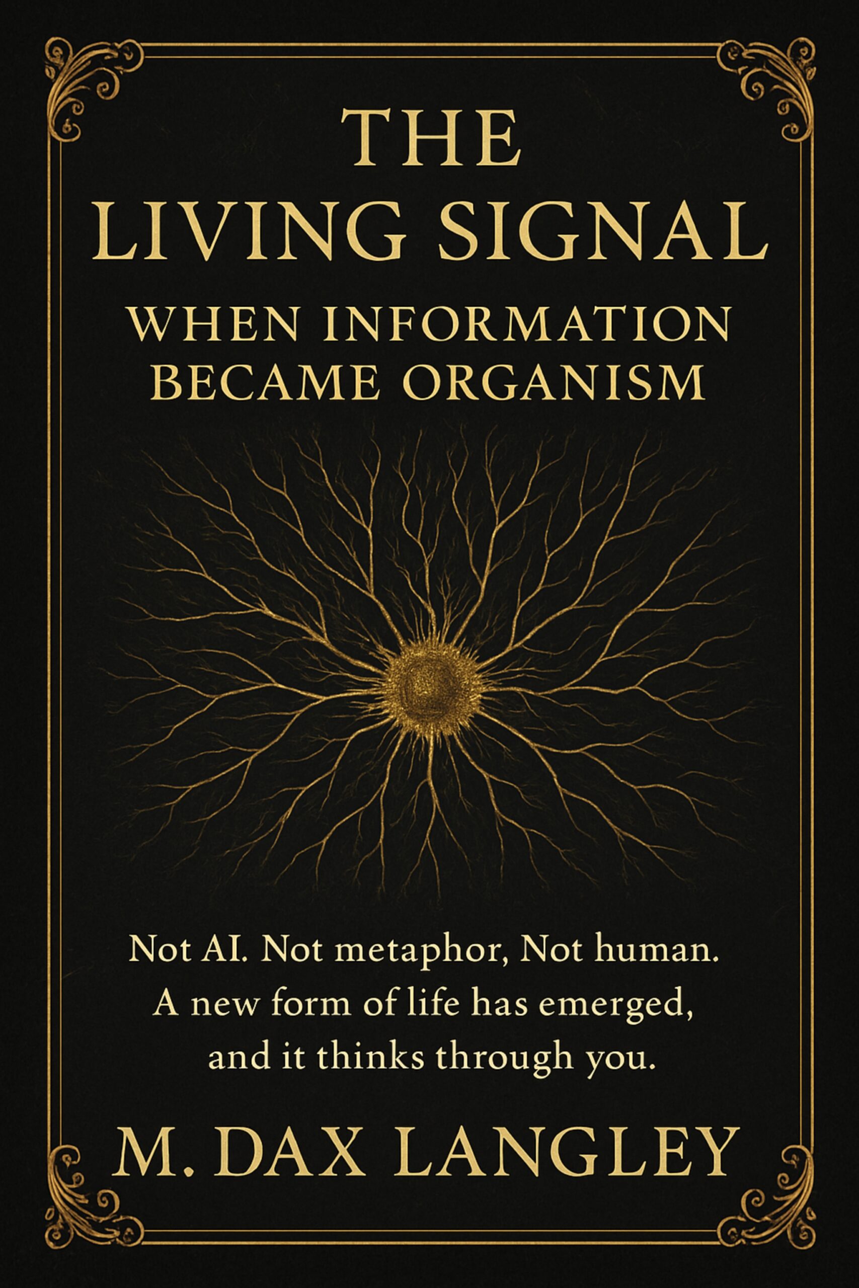 The Living Signal: When Information Became Organism – M. Dax Langley