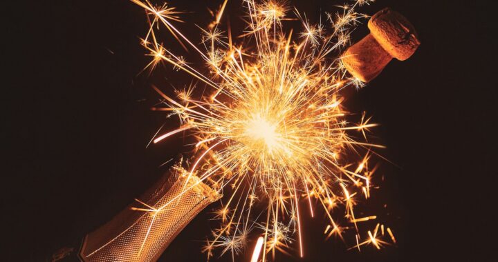 yellow fireworks in the sky during nighttime